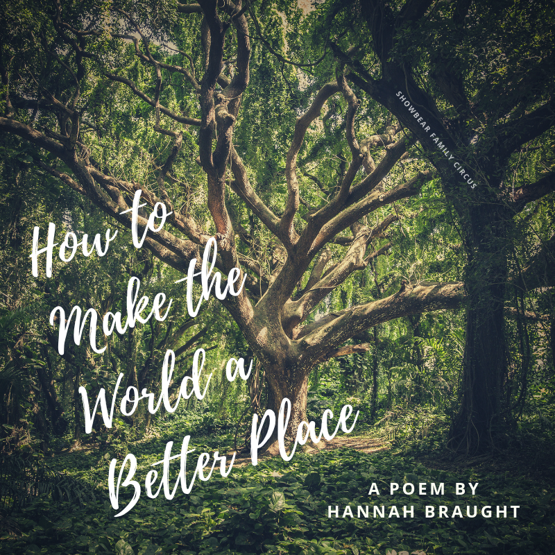 How to Make the World a Better Place