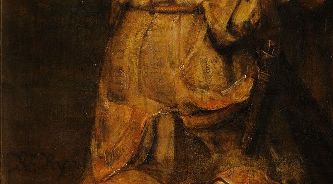 the project is ash rembrandt the prodigal son i only pray when i am in trouble and I am in trouble all of the time