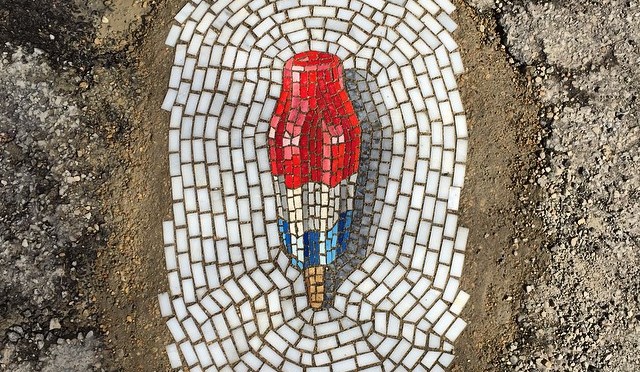 mosaics fix pot holes culture care