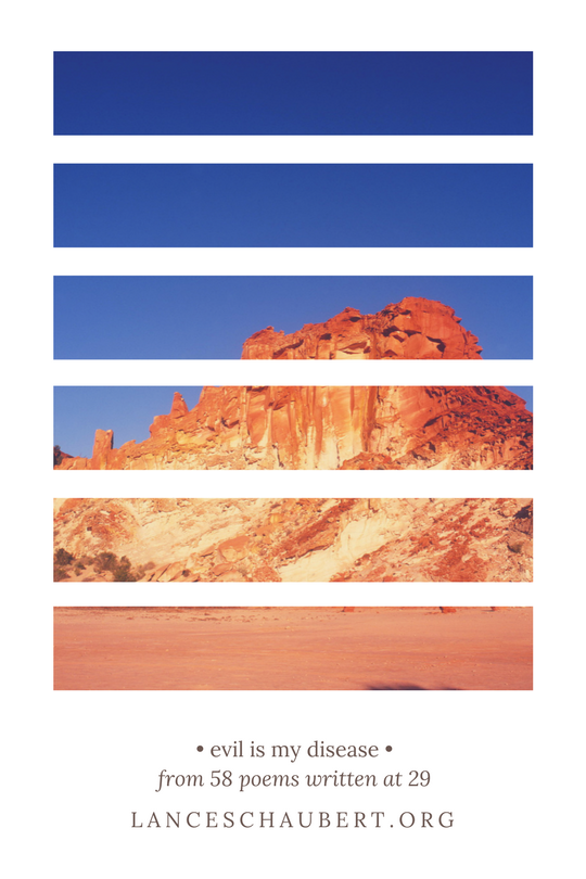 evil is my disease from 58 poems at 29