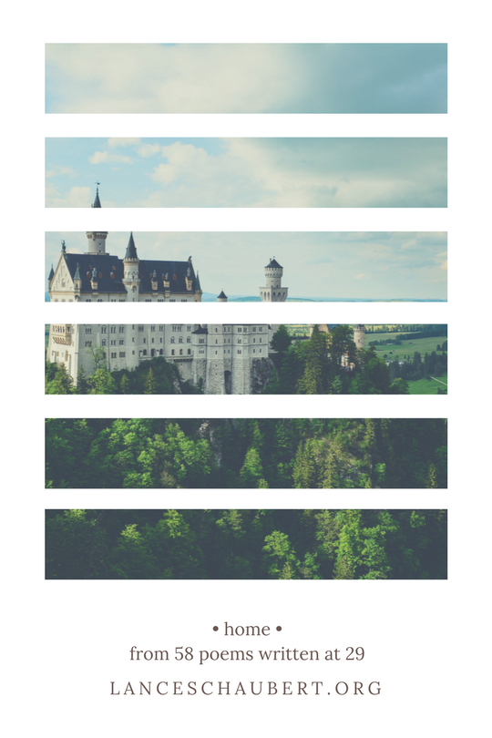 home from 58 poems written at 29