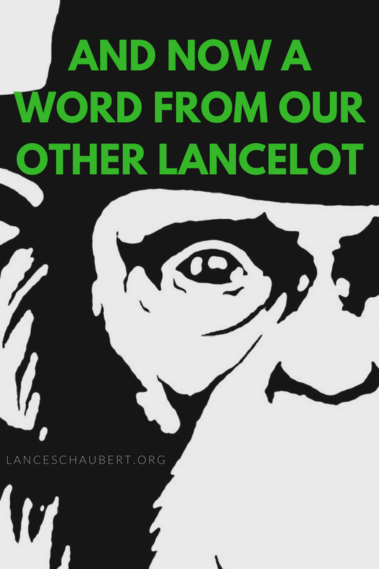And Now a Word from Our Other Lancelot : Lancelot Link and The Missing Link