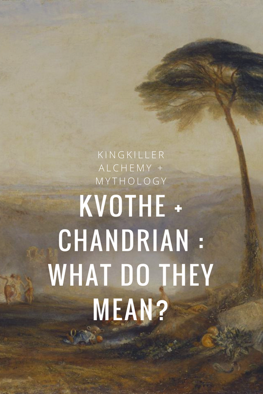 kvothe and chandrian meaning