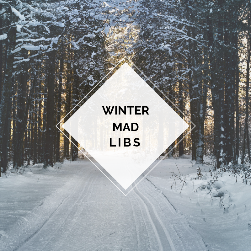 winter mad libs