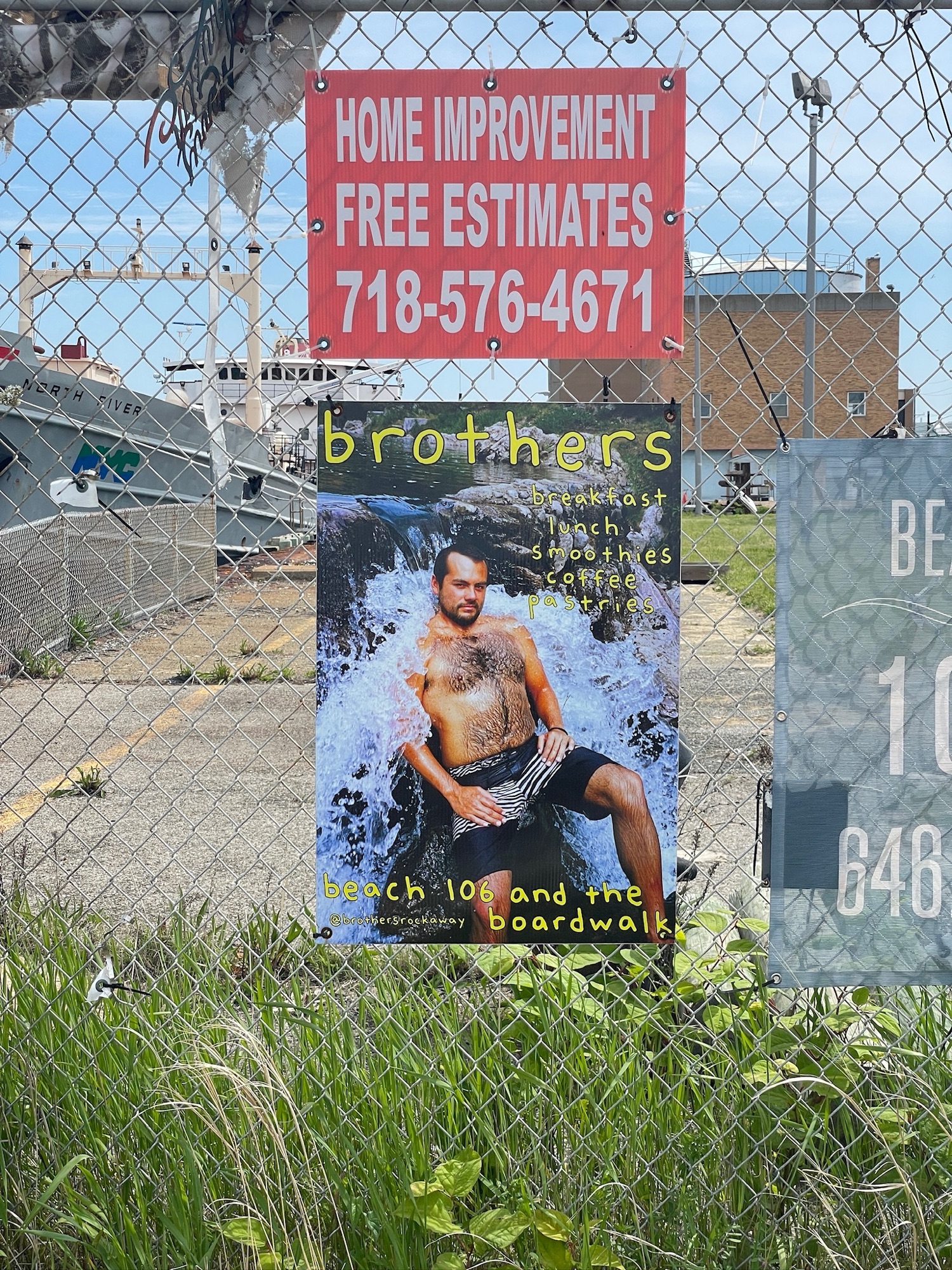 Brothers Rockaway Beach — Unique New York Signs