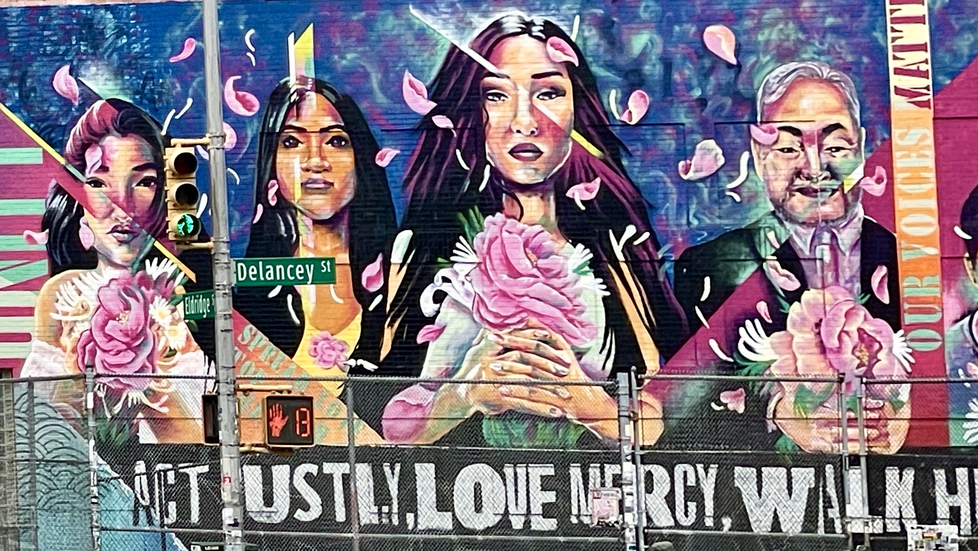 Act Justly Love Mercy Walk Humbly graffiti
