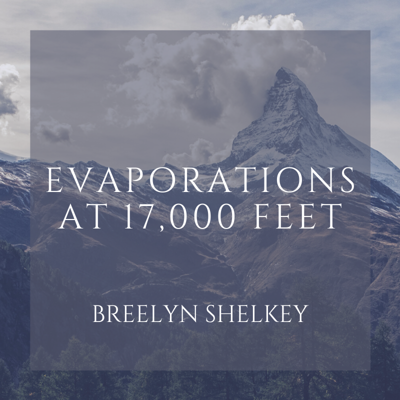 evaporations at 17,000 ft