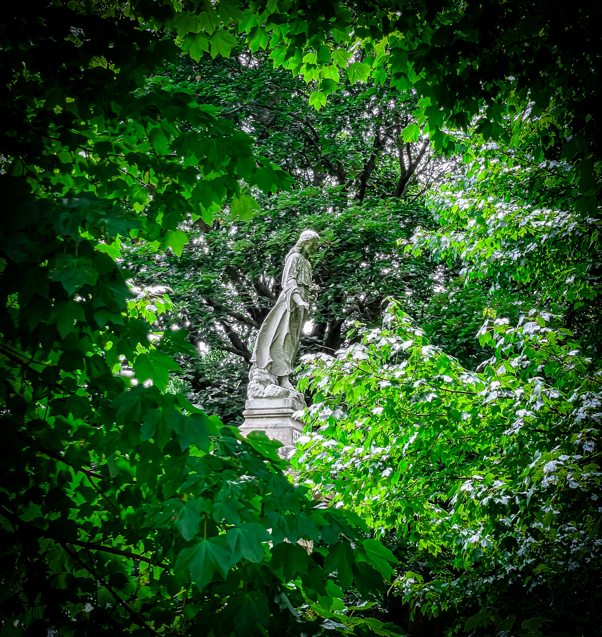 Garden with Sculptures