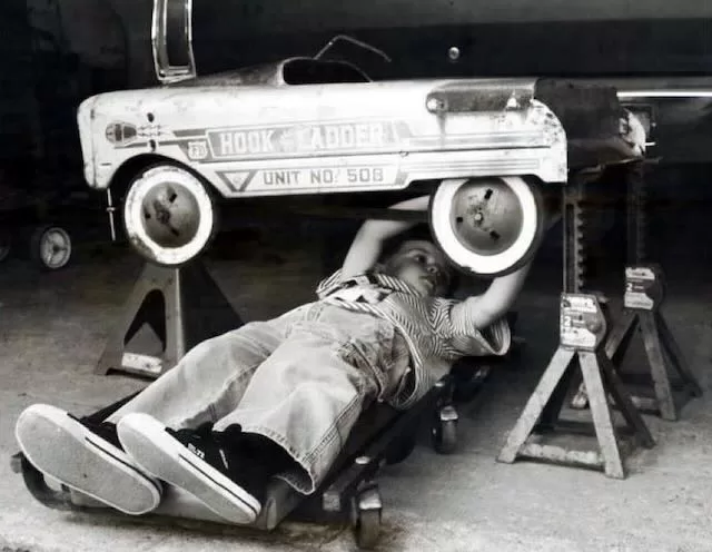 Dad is Good at Truck Maintenance