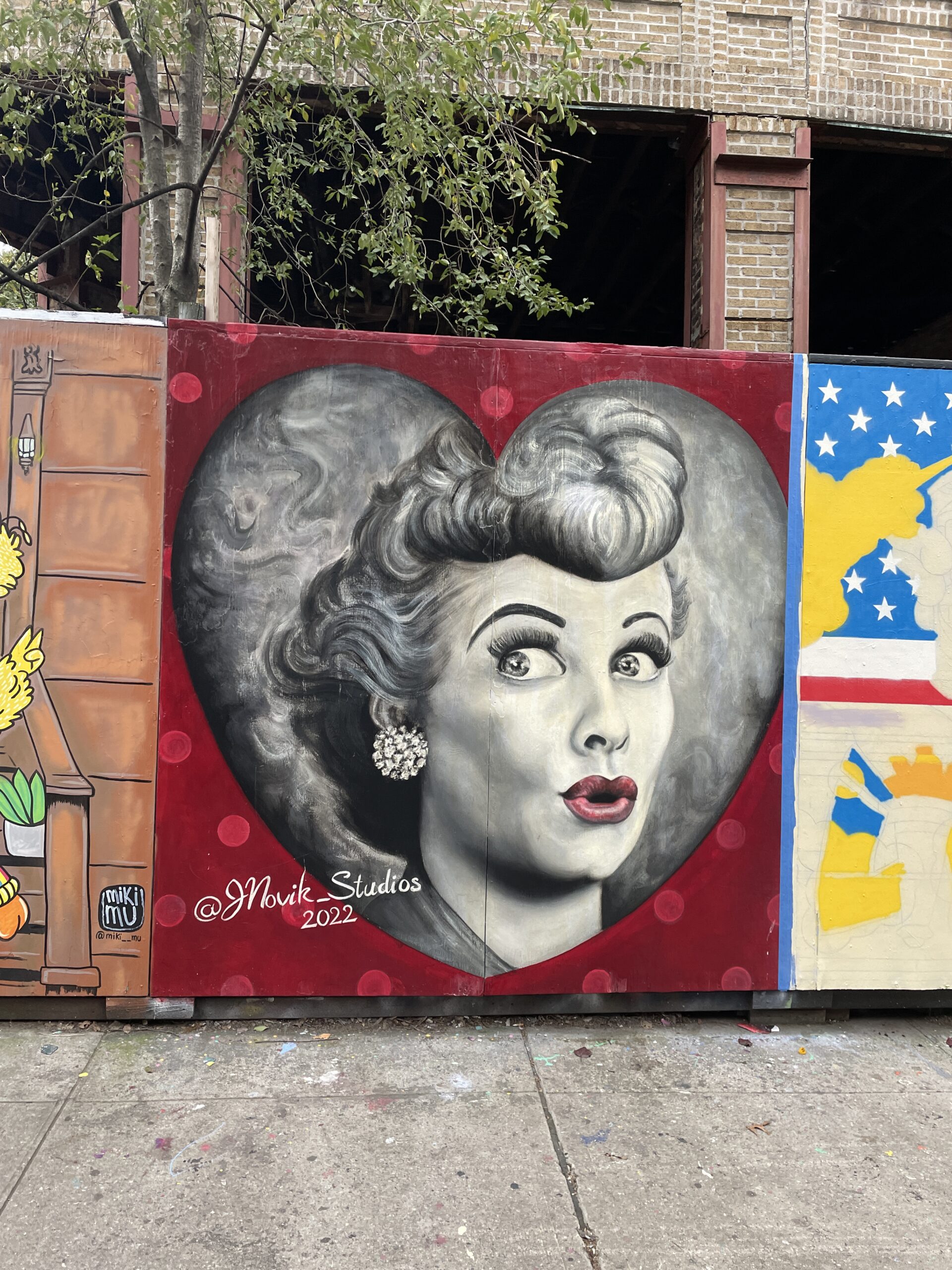 I love Lucy graffiti