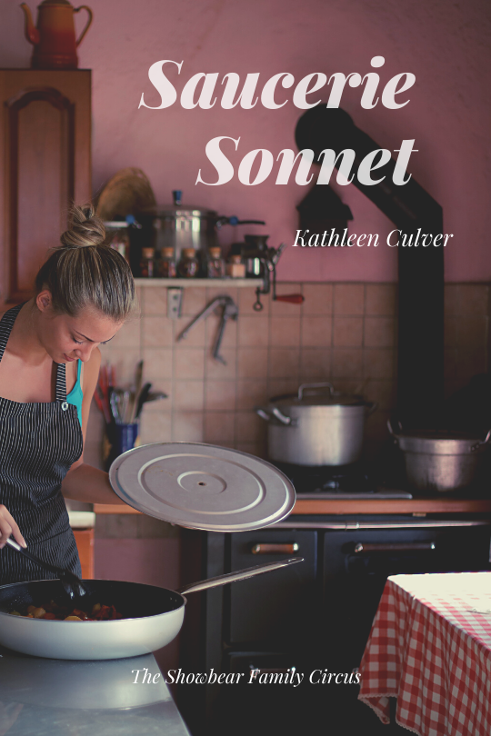 Kathleen Culver. Saucerie Sonnet.