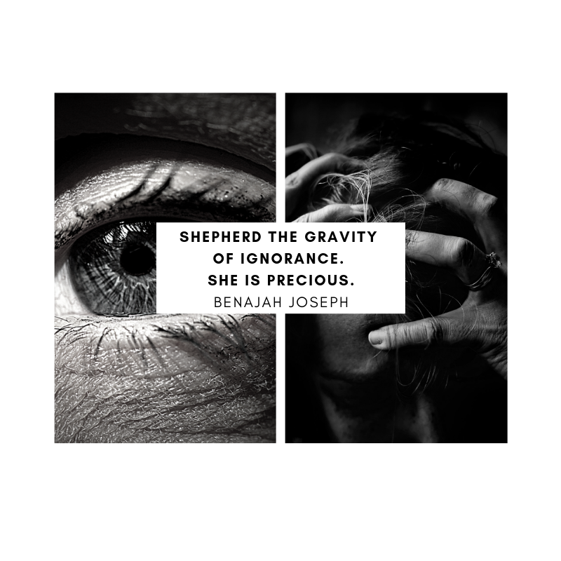 Shepherd the Gravity of Ignorance. She is Precious.