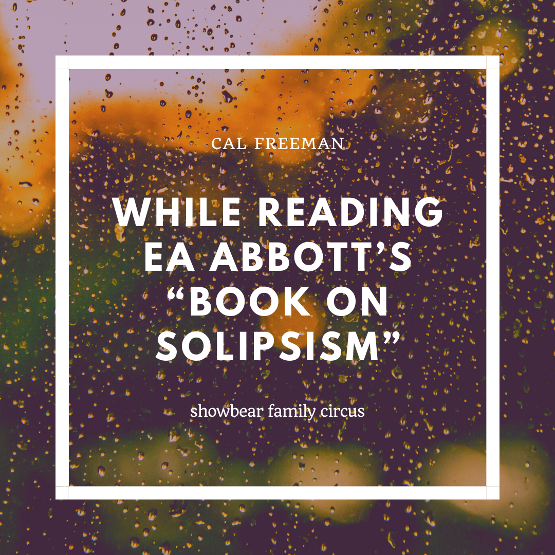 While Reading EA Abbott’s “Book on Solipsism”