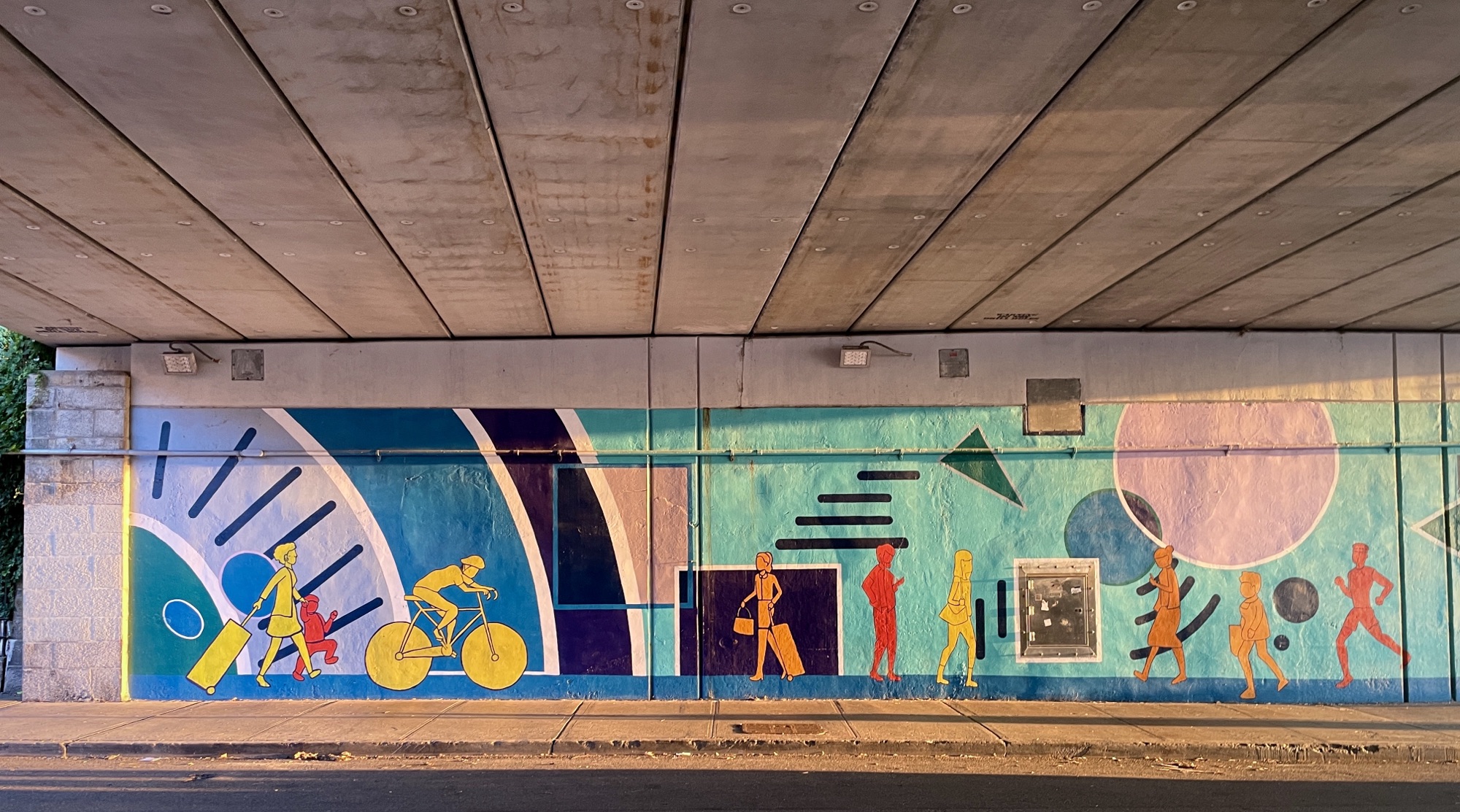 Iconic Graffiti near Brooklyn Bridge Park