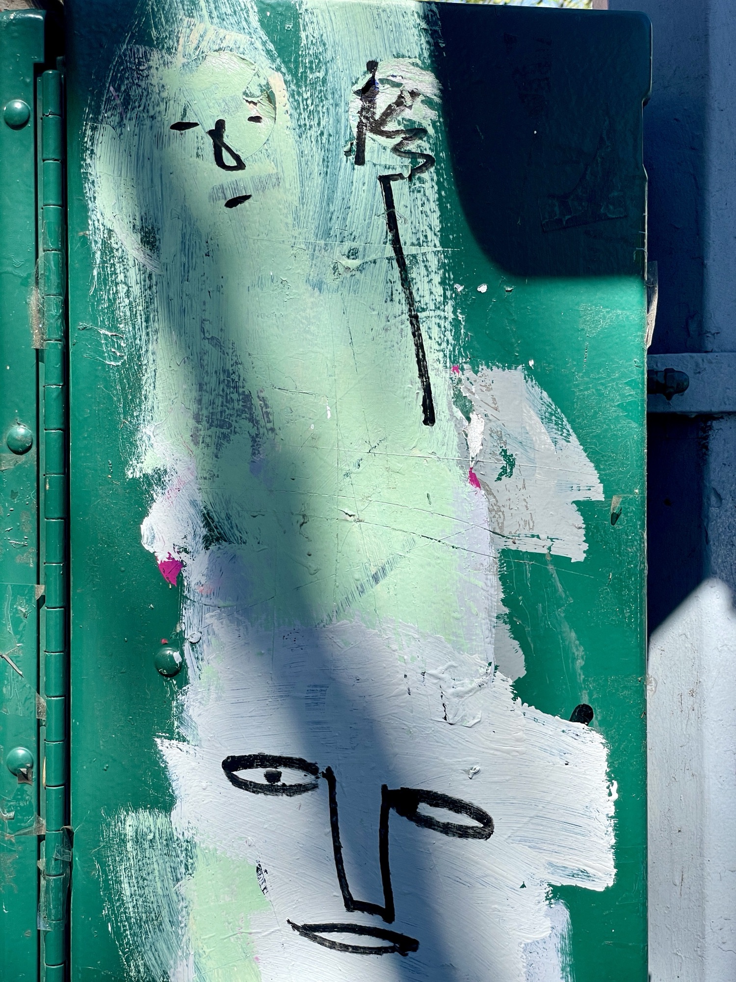 Abstract Electric Box Men Graffiti
