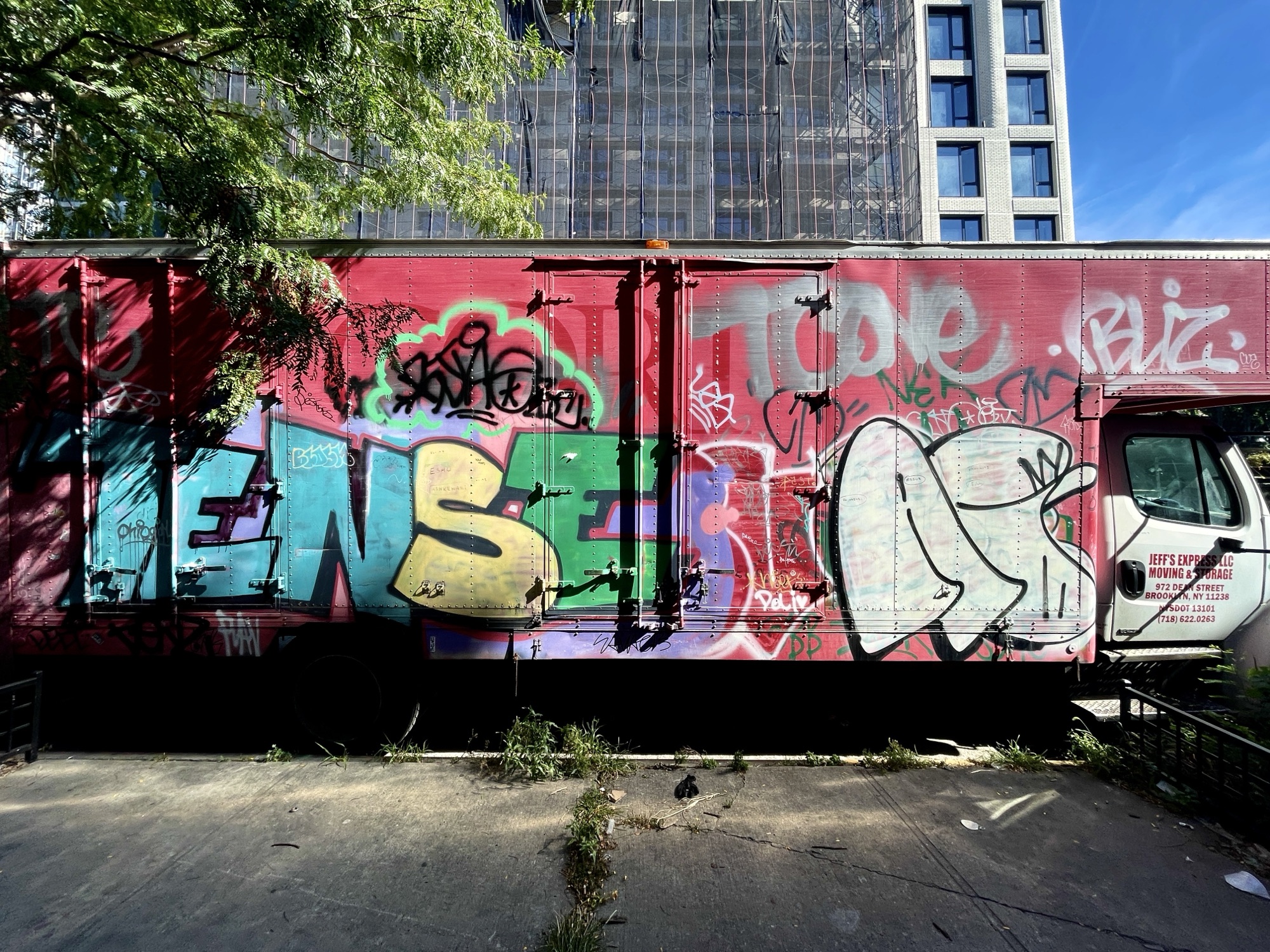 Tense Graffiti in Downtown Brooklyn