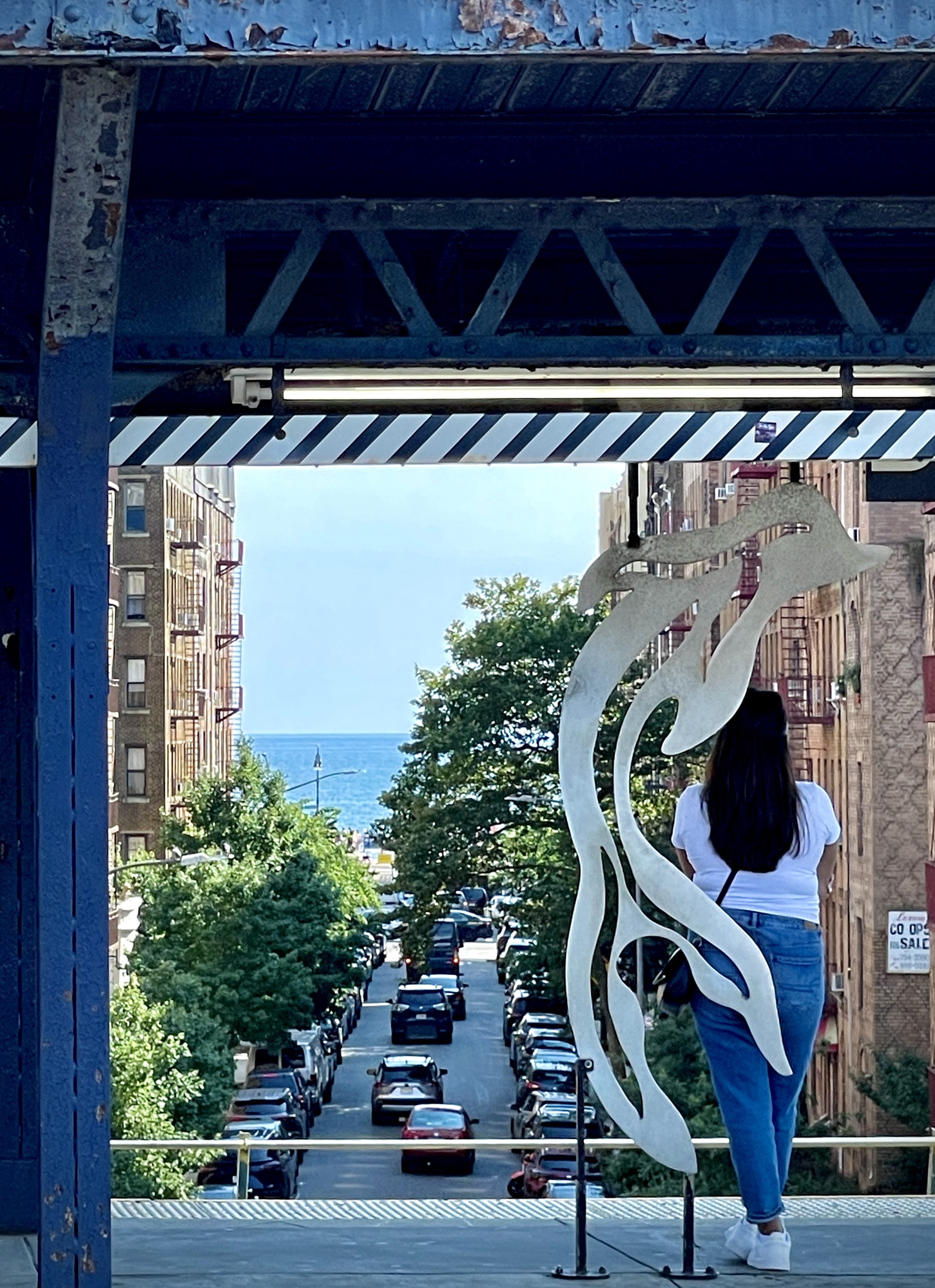 Brighton Beach Dolphin Sculpture