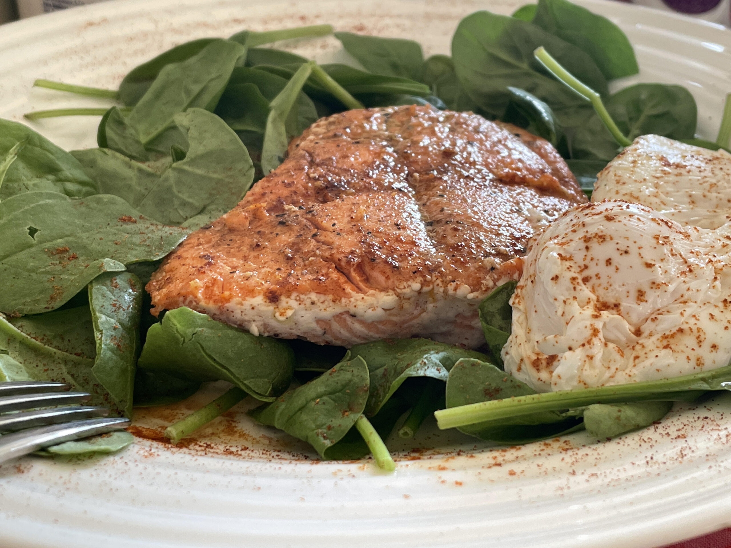 Pan Fried Salmon Benedict